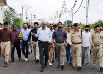 Shri Amarnath Ji Yatra DC Jammu inspects Yatri Bhawan Bhagwati Nagar