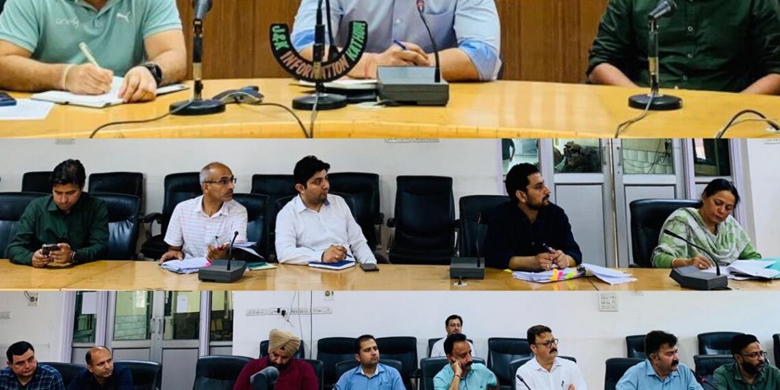 DC reviews implementation of HADP in Kathua District