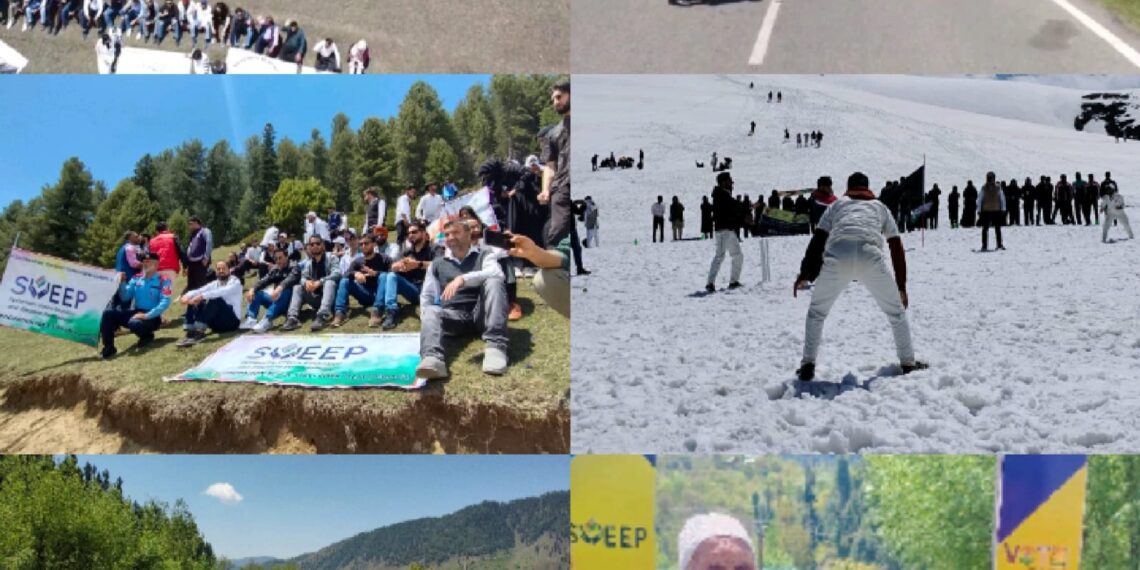 Lok Sabha Elections-2024 Mega SVEEP programme to promote Voter Awareness held at Sinthan Top