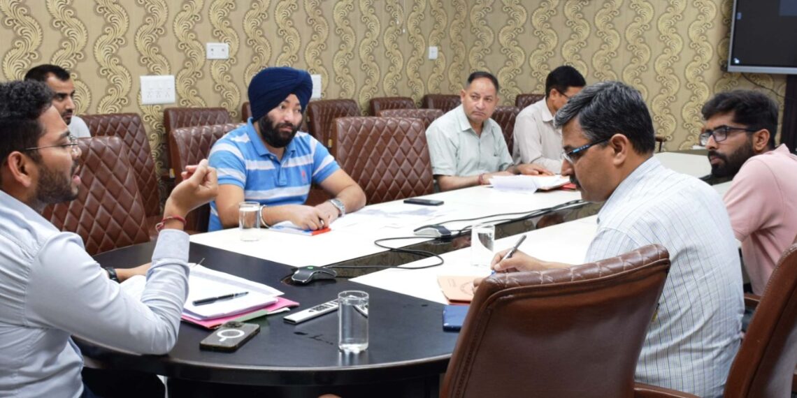 DC discusses delimitation of municipalities in Jammu District