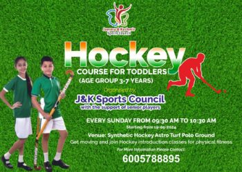 J&K Sports Council, Senior Hockey Players promote Hockey among Toddlers