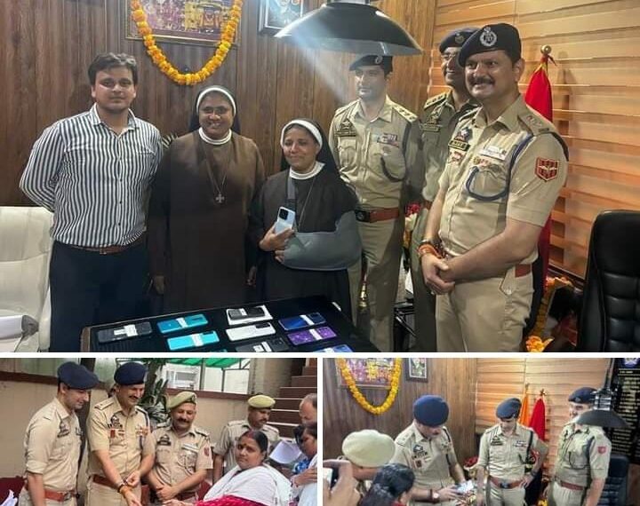 Jammu Kashmir Police, under operation “Re-CONNECT” launched by Jammu police, Traced/Recovered 50 Smart Phones worth value more than 18 lakh Rupees