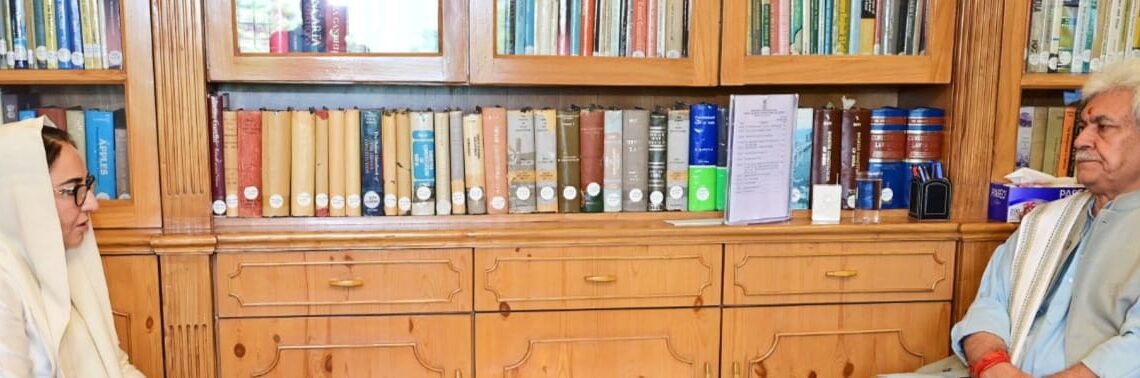 J&K Waqf Board chairperson called on Lieutenant Governor