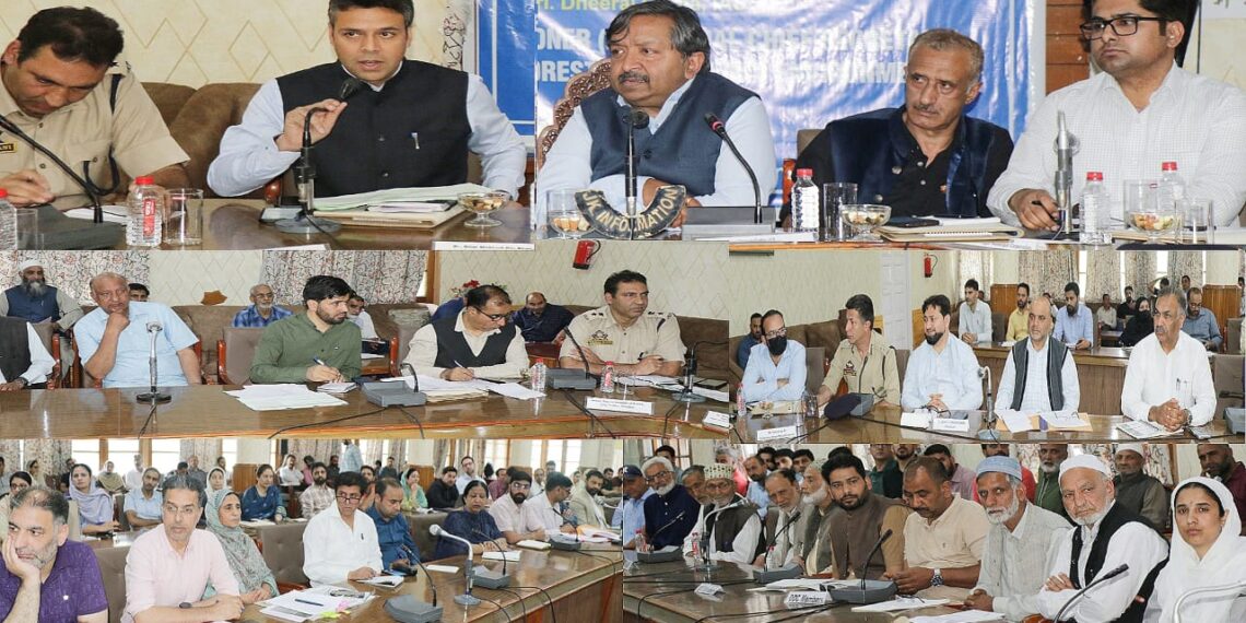 Dheeraj Gupta holds public outreach programme in Srinagar; emphasizes people-govt partnership for enhanced outcome