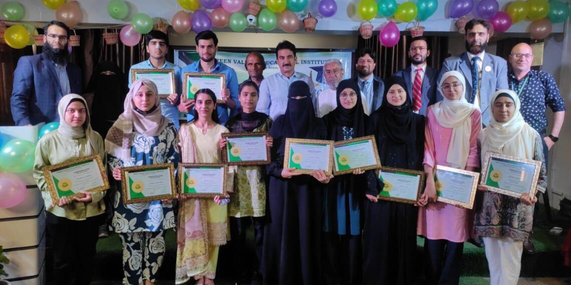 GVEI felicitates class 12th merit list students