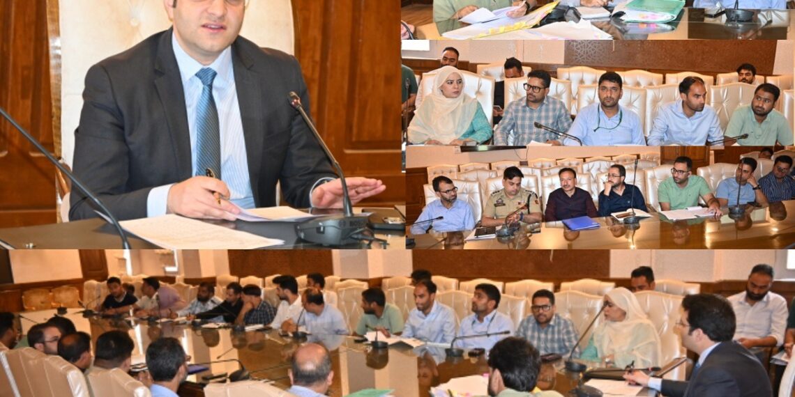 DC Kulgam chairs monthly DLC meeting under NCORD