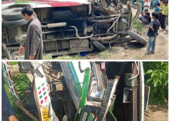 Fatal Accident Rocks North Kashmir: Three Killed, 18 Injured in Minibus Rollover