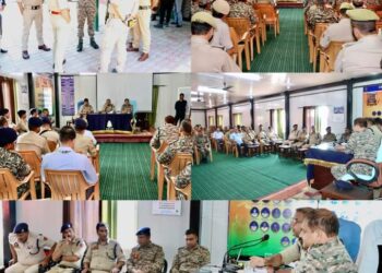 SSP Kulgam along with CO 163 BN held a comprehensive briefing session for the Officers earmarked for the Security arrangements of Shri Amarnath Ji Yatra-2024