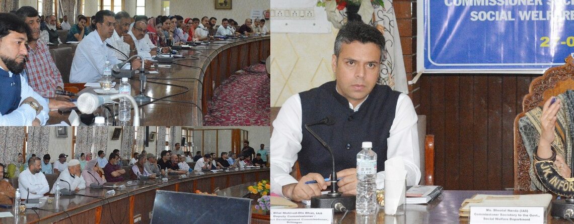 Sheetal Nanda convenes public darbar at Sgr; asks officers for prompt redressal of local issues