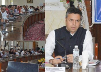 Sheetal Nanda convenes public darbar at Sgr; asks officers for prompt redressal of local issues