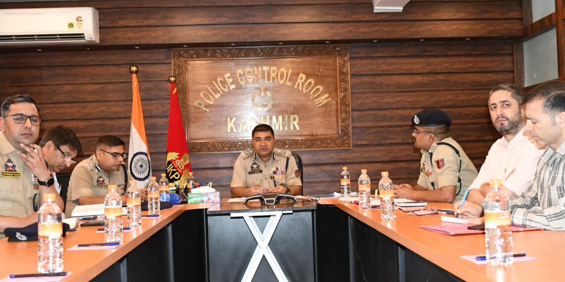 IGP Kashmir reviews Muharram arrangements, implementation of new laws in Kashmir Zone