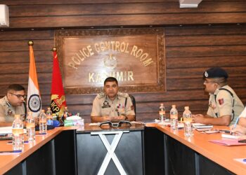 IGP Kashmir reviews Muharram arrangements, implementation of new laws in Kashmir Zone
