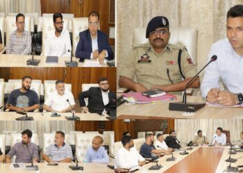 DC Srinagar holds consultation with prominent Shia leaders regarding Muharram arrangements, peaceful conduct of Processions