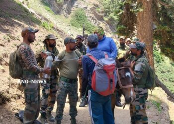 Army rescues trekker from Gangbal lake in Ganderbal