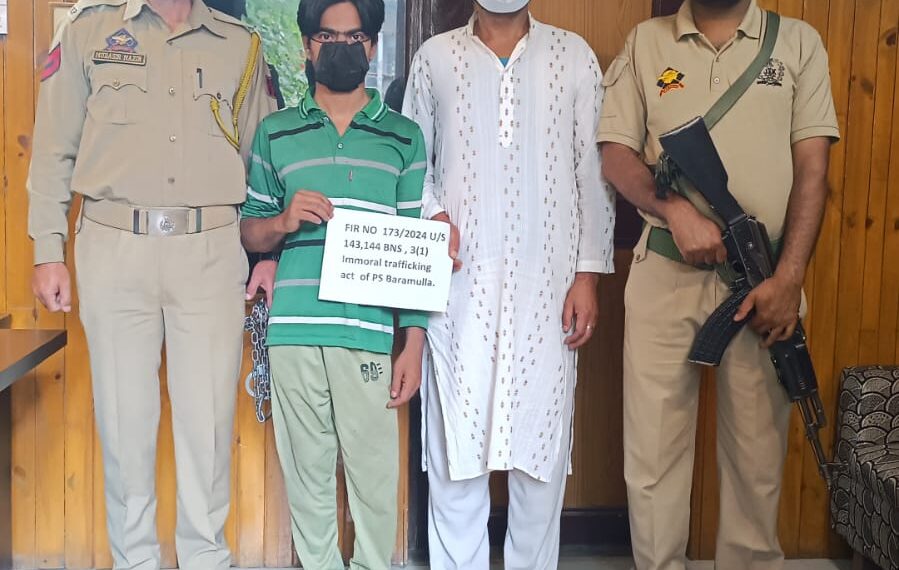 Human Trafficking Racket Busted in Ushkara Baramulla; 2 accused arrested, 4 minor females rescued