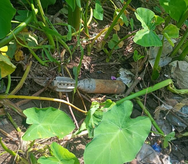 Rusted Old Grenade Found In Janipur Jammu