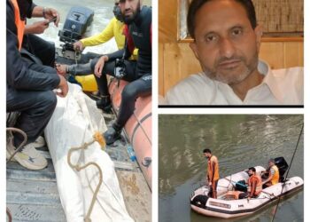 Body of 55 years old man recovered from river Jhelum after three days