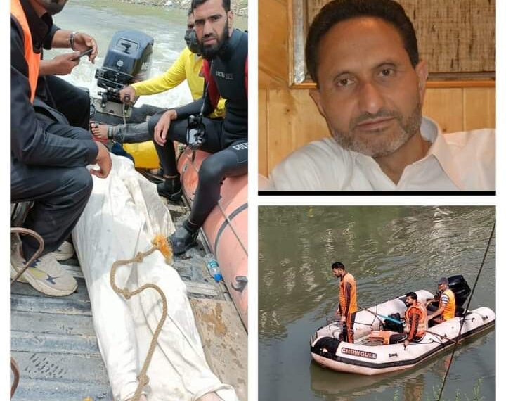 Body of 55 years old man recovered from river Jhelum after three days