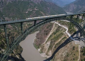 J&K’s Chenab Bridge, world’s highest arch bridge, to host inaugural train on August 15