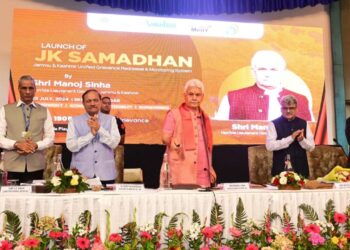  Lt Governor launches ‘JK SAMADHAN’ – Unified Grievance Redressal & Monitoring System at Srinagar