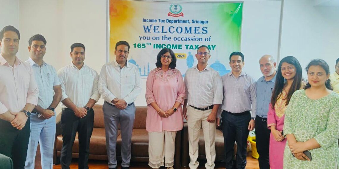 Director General of Income Tax Monica Bhatia Emphasizes Integrity and Efficiency on 165th Income Tax Day at Srinagar