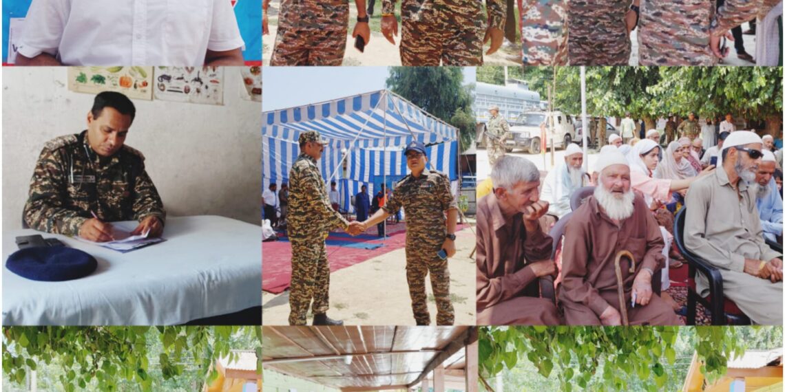 CRPF 179 BN  Organises FREE MEDICAL CAMP at Govt Middle School Gund-Brath Sopore,Scores of local people along with Elderly and women participated in the Camp