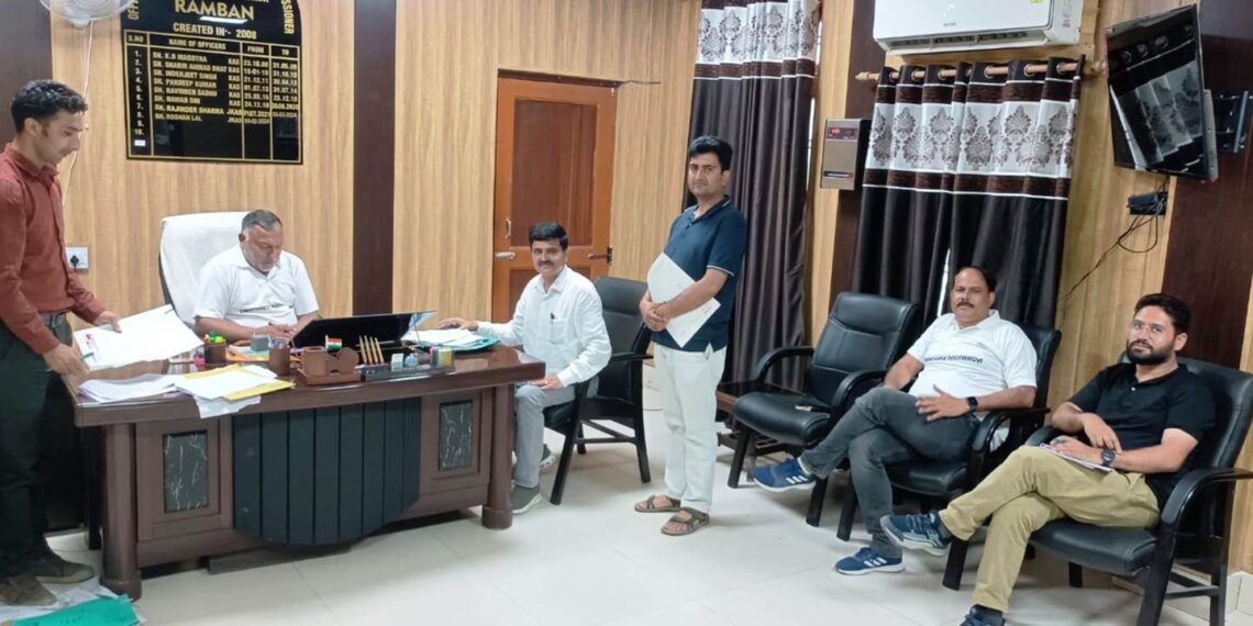 ADDC Ramban chairs SDRF meeting; Clears 37 Relief Cases