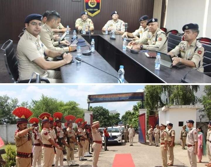 ADGP Jammu Zone Reviews Crime, Law & Order of Samba district
