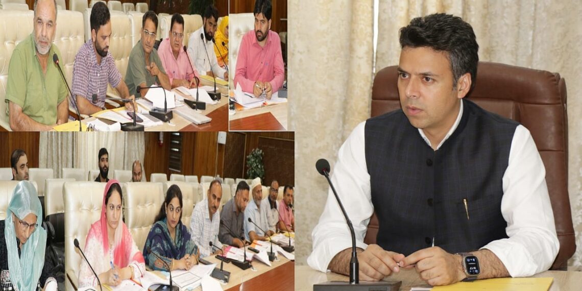 DC Srinagar chairs meeting to finalise District Skill Plan