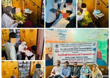 DLSA Srinagar organizes Oral Health Awareness & Treatment Camp at Harwan, Srinagar
