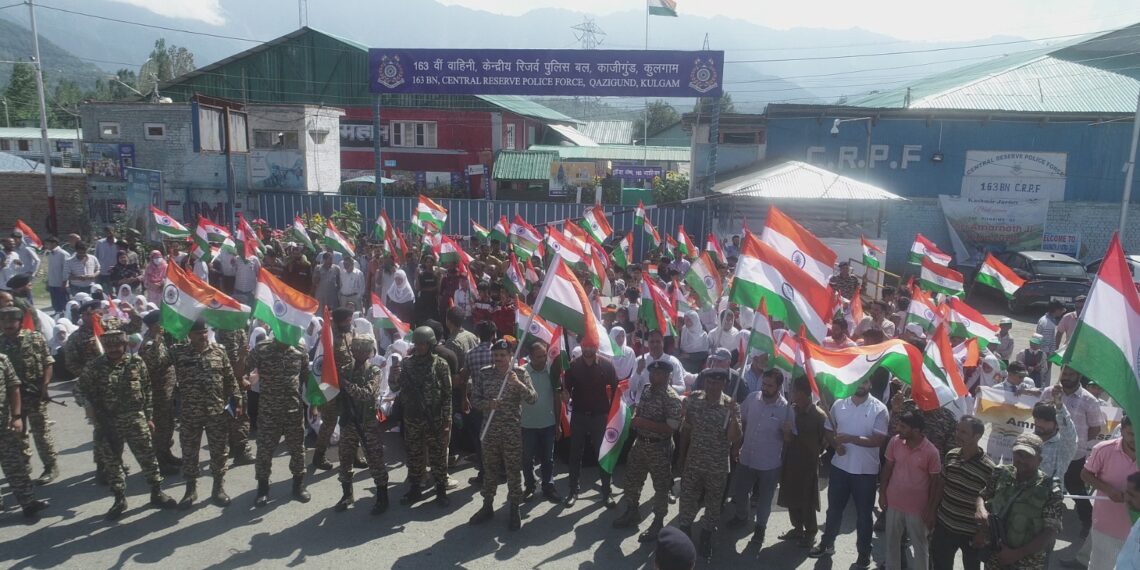 163 Battalion, Central Reserve Police Force celebrated “Har Ghar Tiranga”