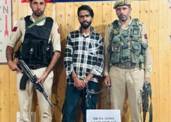 Police arrested drug peddler in Baramulla; Contraband substance recovered