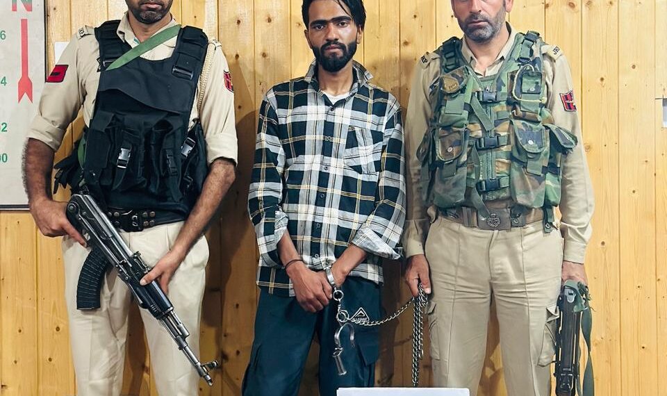 Police arrested drug peddler in Baramulla; Contraband substance recovered