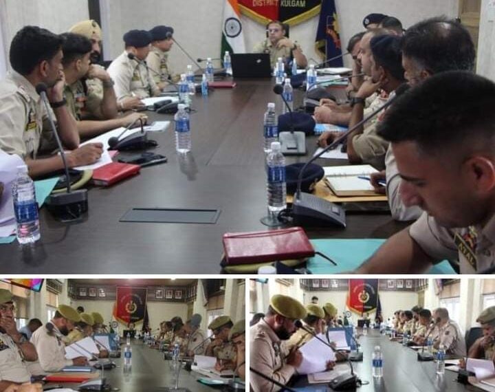 SSP Kulgam conducts comprehensive meeting in view of upcoming Assembly Election