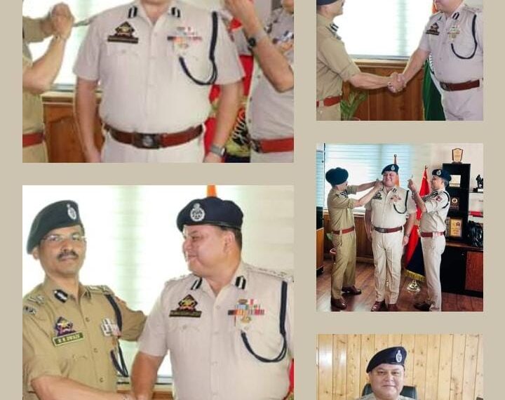 DGP, J&K decorates Shri Mubassir Latifi with DIG rank