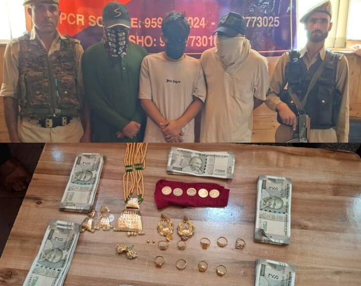 Sopore Police solved two burglary cases, Stolen property worth Lacs recovered