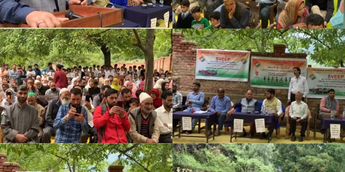 SVEEP: Awareness Rally organised at GHS Hapatnard, Anantnag