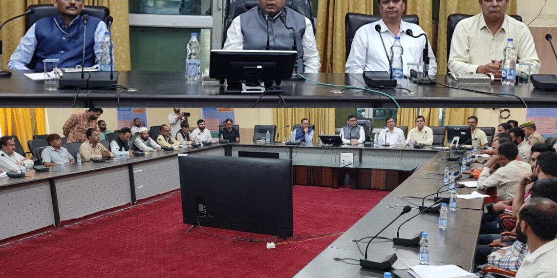 Assembly Elections- 2024 Observers meet with Political Representatives in Ramban