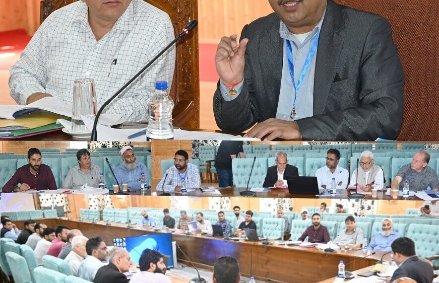 Assembly Elections-2024 Inspection cum Training on Daily Expenditure Register of Contesting Candidates held at Kulgam