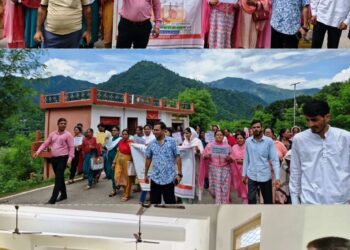 Assembly Elections-2024 Nari Shakti Choupal held under SVEEP at Arnas