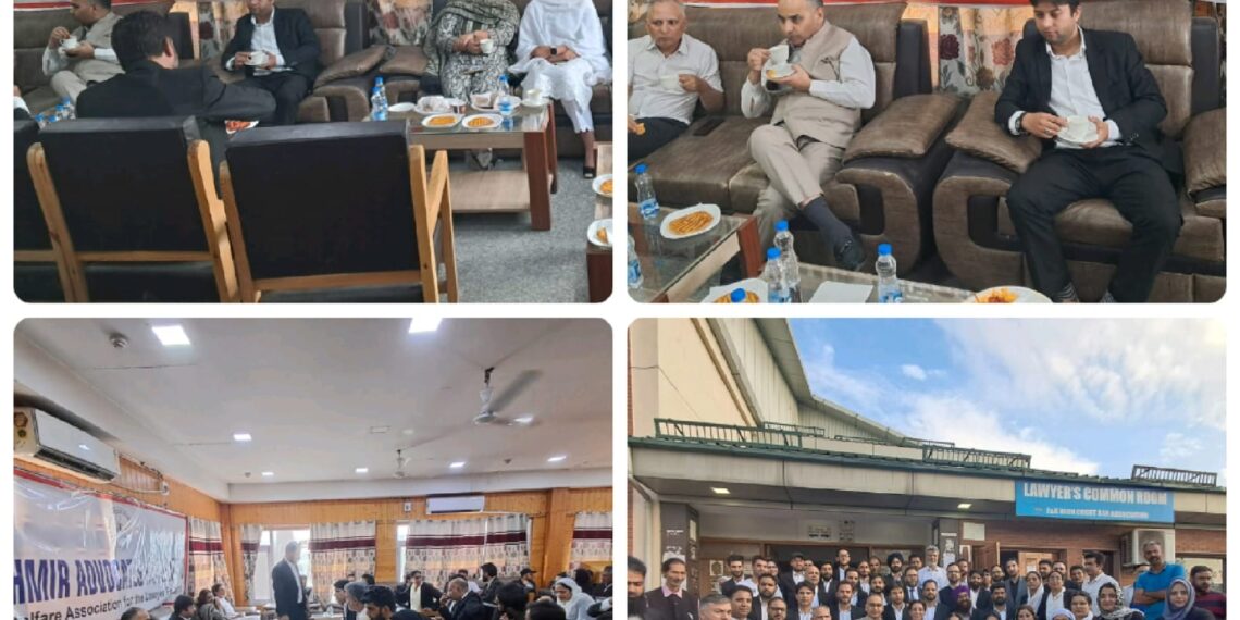 Kashmir Advocate’s Association Hosts Pioneering Farewell for Transferred Judges