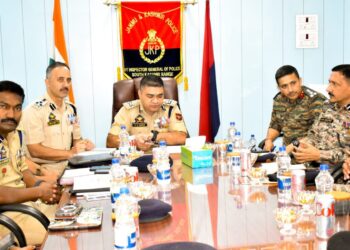 IGP Kashmir chairs security & election review meeting in South Kashmir