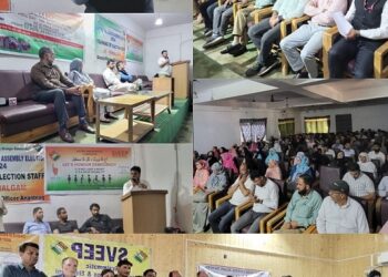 Assembly Elections- 2024 Mega SVEEP campaign to promote Voters Awareness held at Aishmuqam