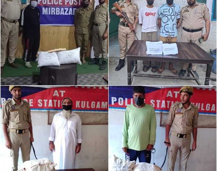 Police crackdown on drug peddlers; 11 arrested across the valley