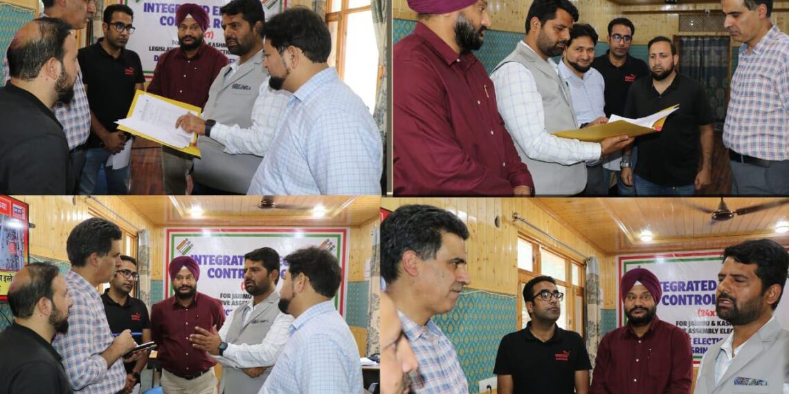 Assembly Elections-2024 General Observer for Srinagar Rajan Vishal visits MCMC, reviews working, functioning Stresses on laying equal focus on Social media for extensive monitoring