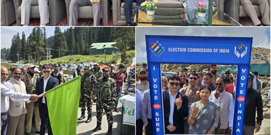 Assembly Elections-2024 SVEEP: Mega Voter Awareness program in Gulmarg boosts Electoral Engagement for Assembly Elections