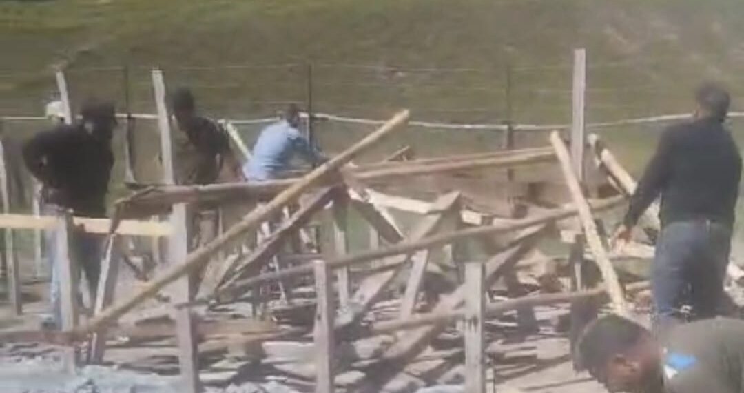Illegal Sonamarg Structure Demolished Wildlife Department Cracks Down on Encroachment