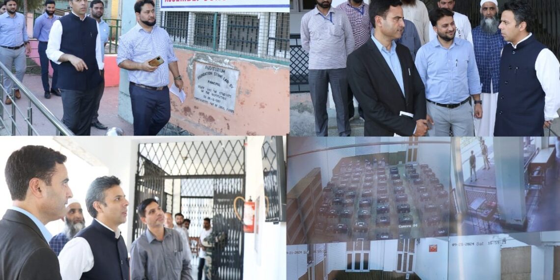 Assembly Elections-2024 DEO Srinagar inspects Collection/ Distribution Centres