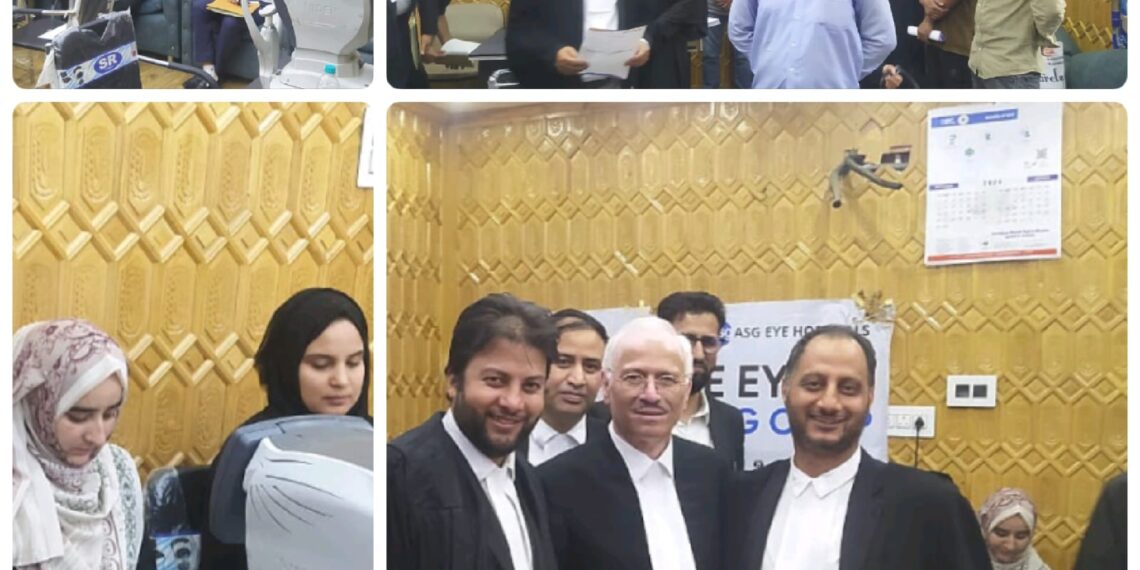 Free Eye Check-Up Camp Organized by Kashmir Advocate’s Association