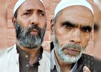 Come Back Appeal; “Give Up Arms, Come Back Home”: Fathers of Active Terrorists Umar and Bilal from Brath Kalan Sopore as They Cast Their Votes
